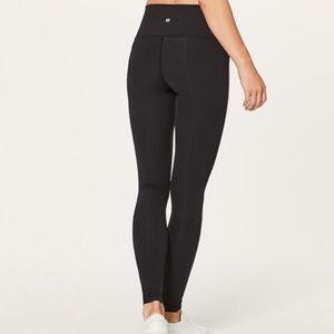 Lululemon Plain Black High Rise Leggings Size 4